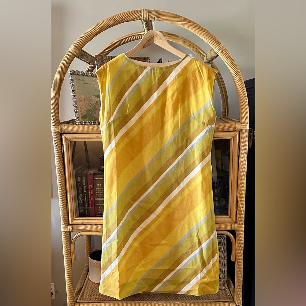 Vintage Yellow Handmade Dress